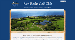 Desktop Screenshot of bassrocksgolfclub.org